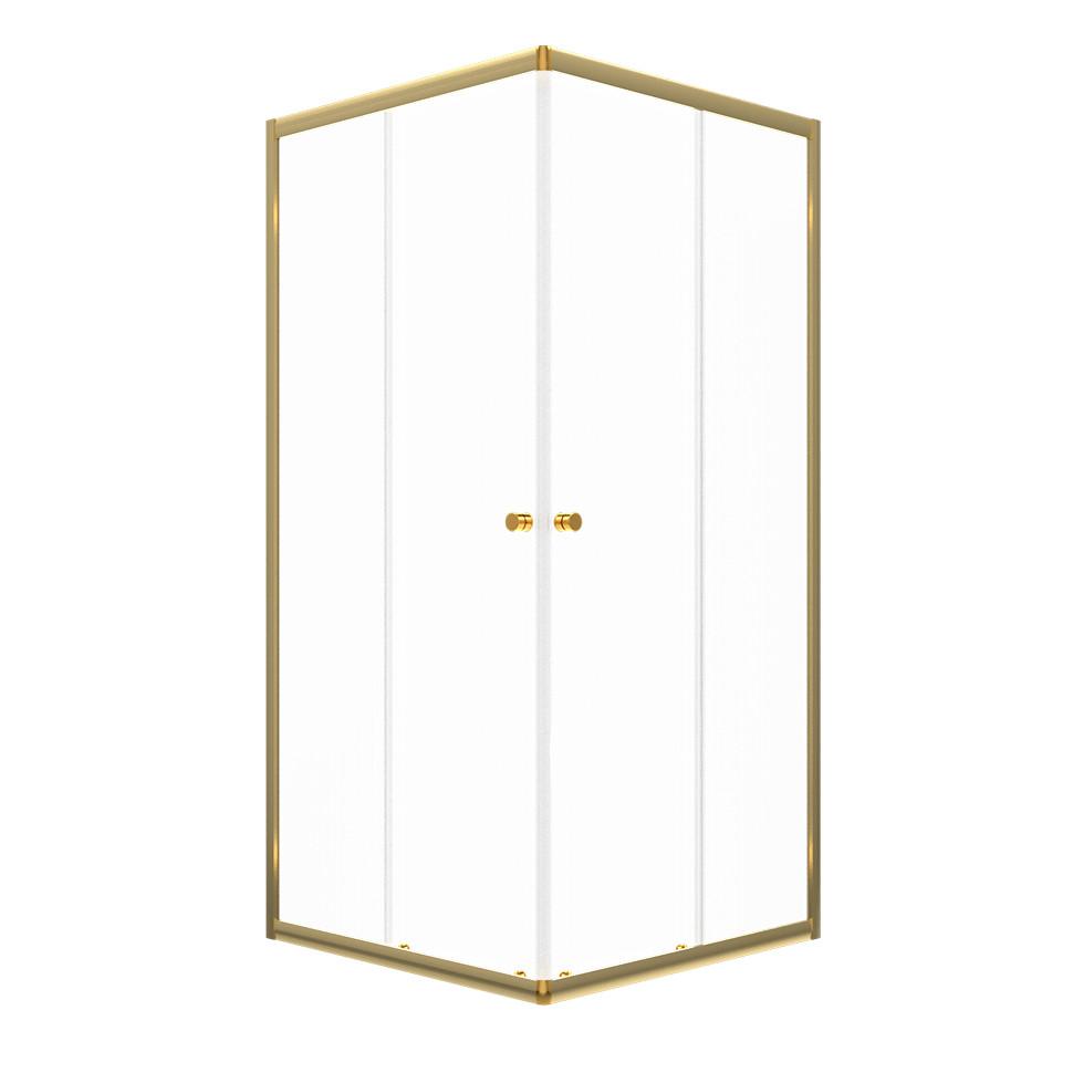 Душевое ограждение Triton без поддона Вента-Голд 90*90 Прозрачный