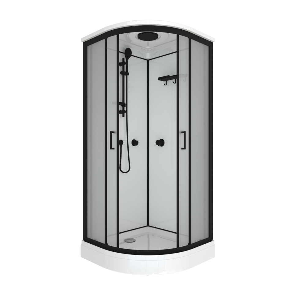 Душевая кабина Triton Прайм-Блэк-Вельвет М3 90*90А