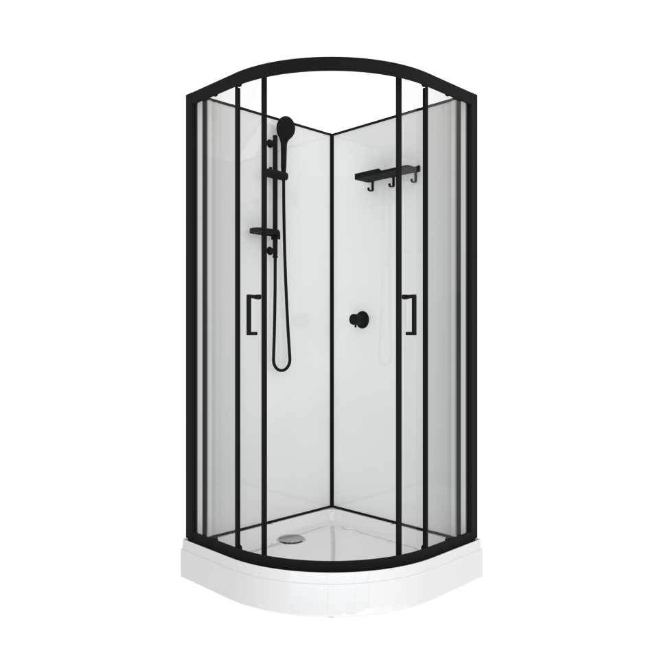Душевая кабина Triton Прайм-БлэкБК М3 90*90А без крыши