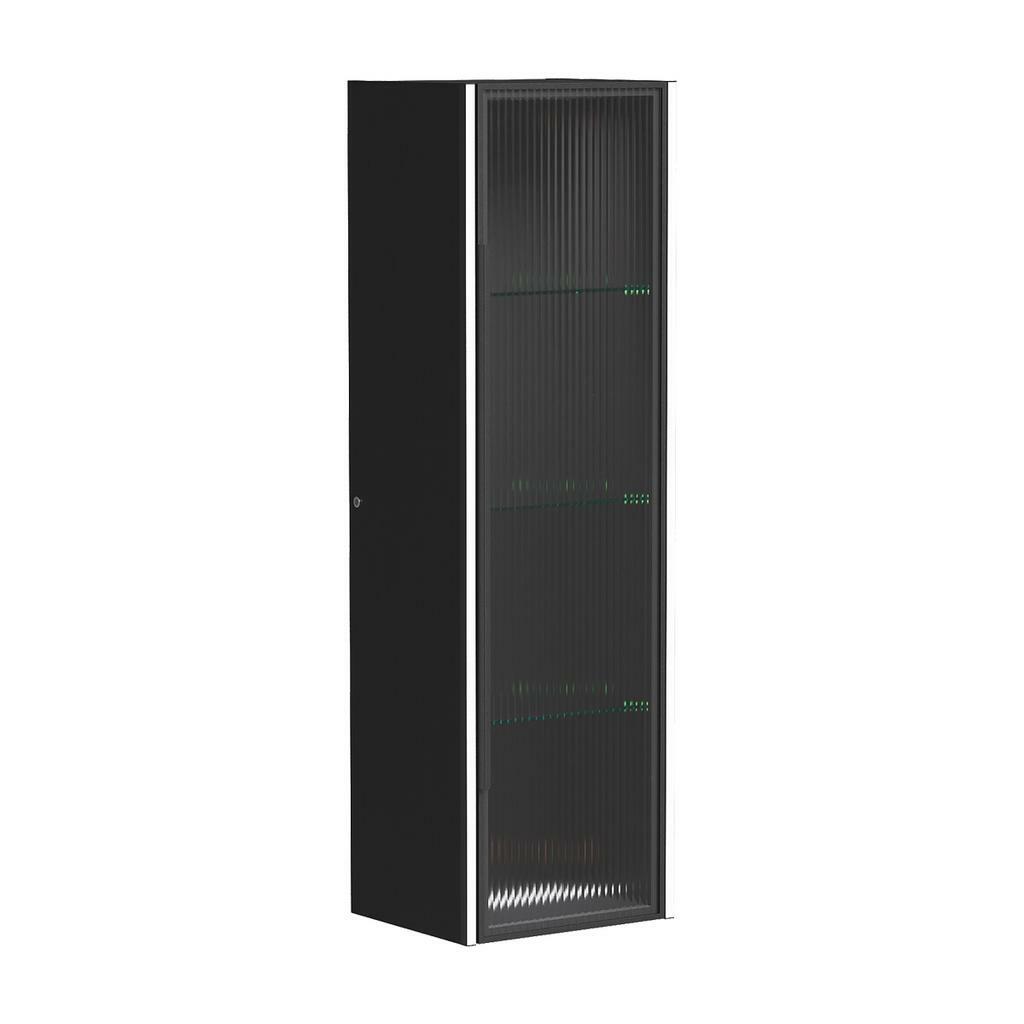 Пенал подвесной универсальный EQUIL Stoune 36, дуб черный