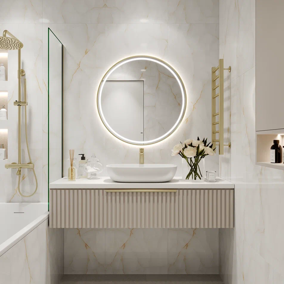 Зеркало Continent Tior Gold D900