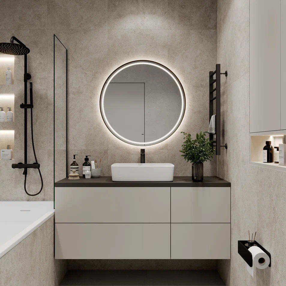 Зеркало Continent Tior Black D800