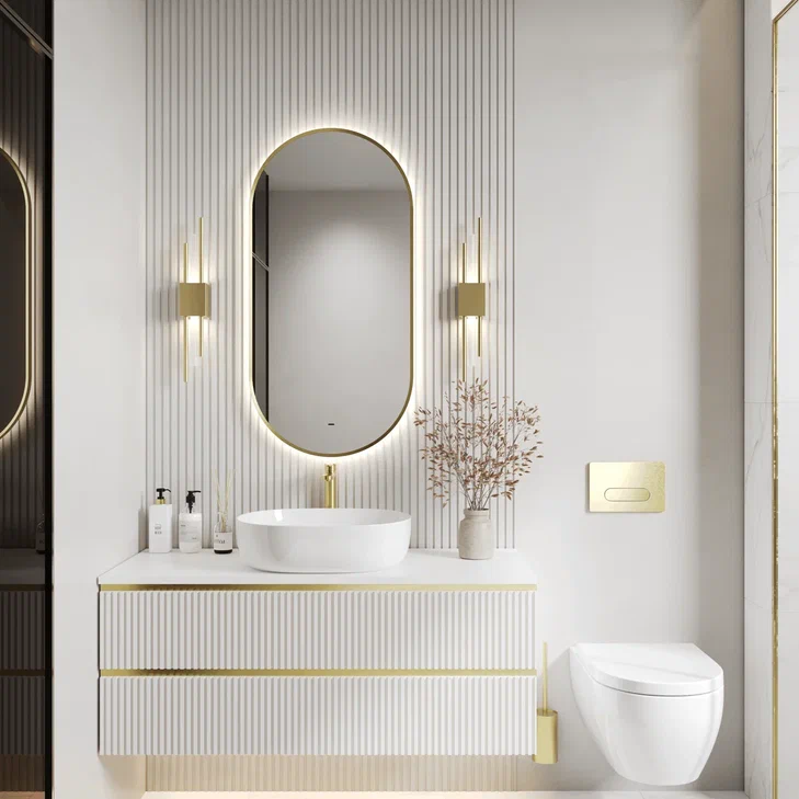 Зеркало Continent Miaro Gold 500x1000