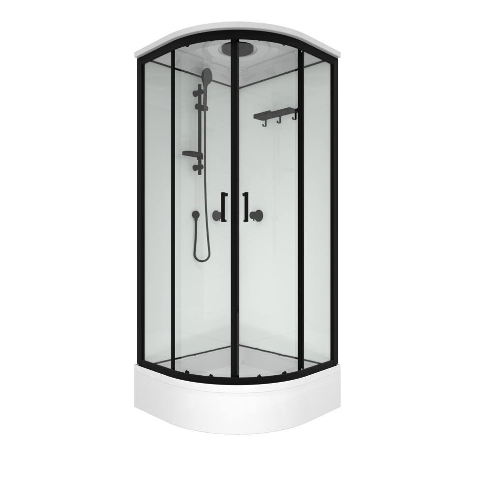 Душевая кабина Triton Прайм-Блэк М3 90*90В