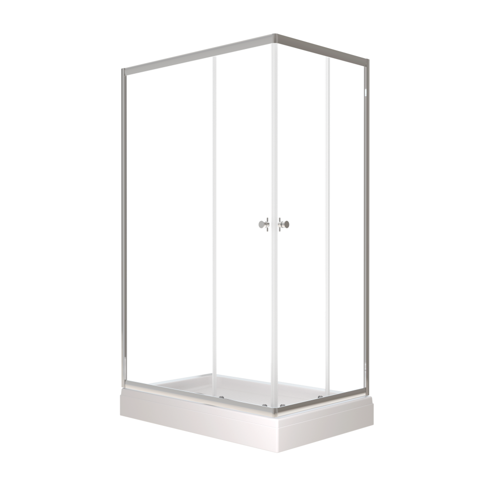 Душевое ограждение Triton Вента-Хром 120*90 Прозрачный
