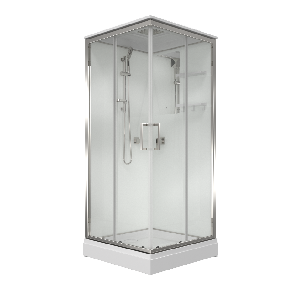 Душевая кабина Triton Рич-Хром М4 90*90 А
