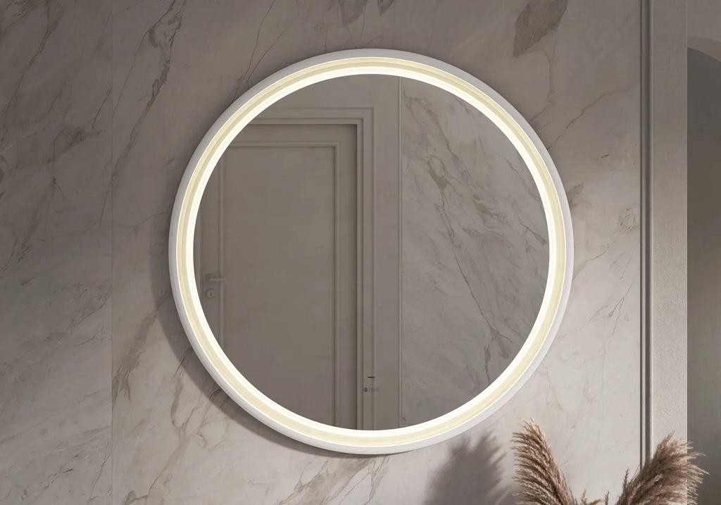 Зеркало с подсветкой EQUIL Шадэ Д85/Shade D85, белый