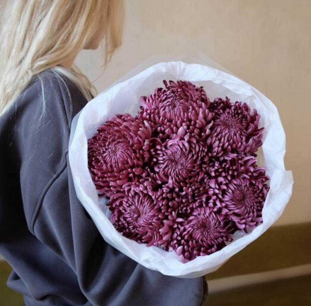 Букет «Old Fashion» - хризантемы бигуди 7 шт