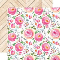 Лист бумаги Bouquet Branch Changing Colors Double-Sided Cardstock 12"X12"(3)