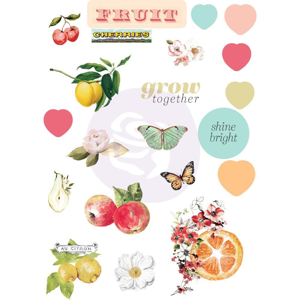 Паф наклейки Prima Marketing Fruit Paradise Puffy Stickers 21/Pkg