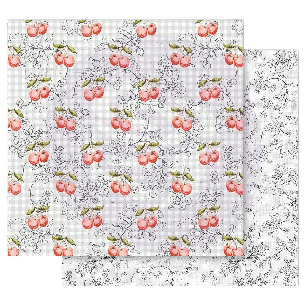 Бумага Cherry Galore Prima Marketing Fruit Paradise Double-Sided Cardstock 12X12 (3)