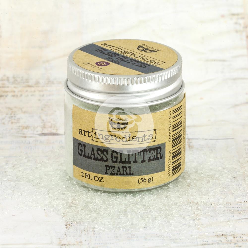 Стеклянный глиттер PEARL Finnabair Art Ingredients Glass Glitter 2oz