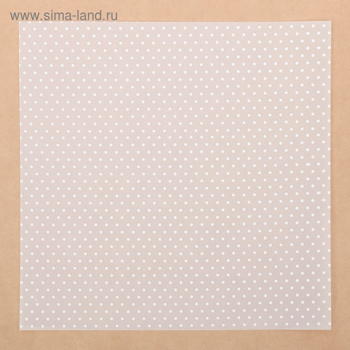 Калька декоративная «Горошек» , 30.5 х 30.5 см (1)