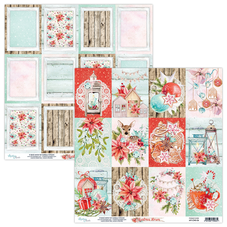 Лист для вырезания Mintay paper Cristmas Stories 06