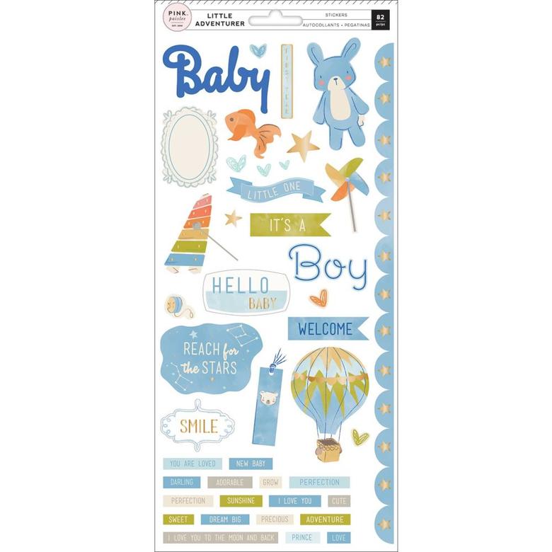 Набор стикеров Little Adventurer Cardstock Stikers 5.5 "X12" 2 / Pkg