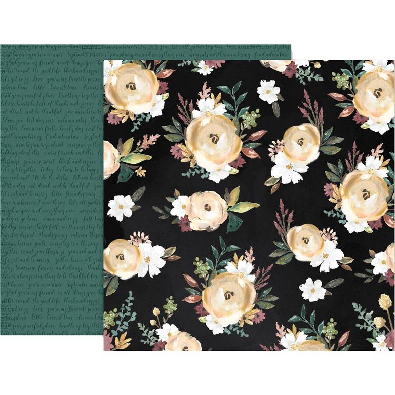 Лист бумаги двусторонней Auburn Lane 06- Pink Paislee (2)