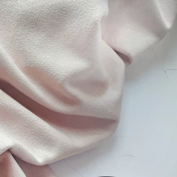 Замша двусторонняя Цвет Беж-пудра 35*50