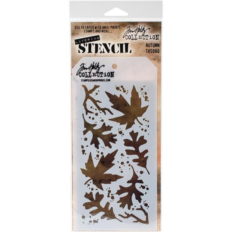 Слоистый трафарет Autumn - Tim Holtz LAYERED STENCIL 4.125"X8.5"