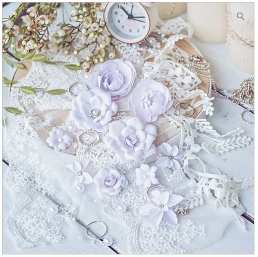 Набор цветов "DIAMOND" сиреневый