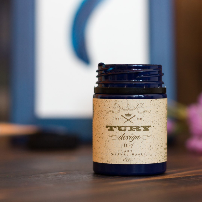 Акриловая краска  Aturi Design DI-7 Глубокий синий 64-31