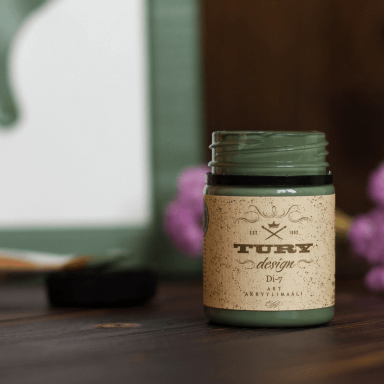 Краска акриловая Aturi Design DI-7 Зелёный лист 01-21