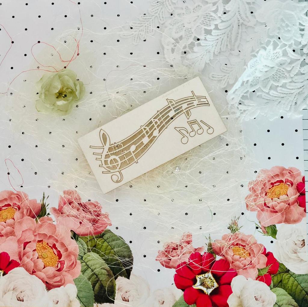 Чипборд нотный стан