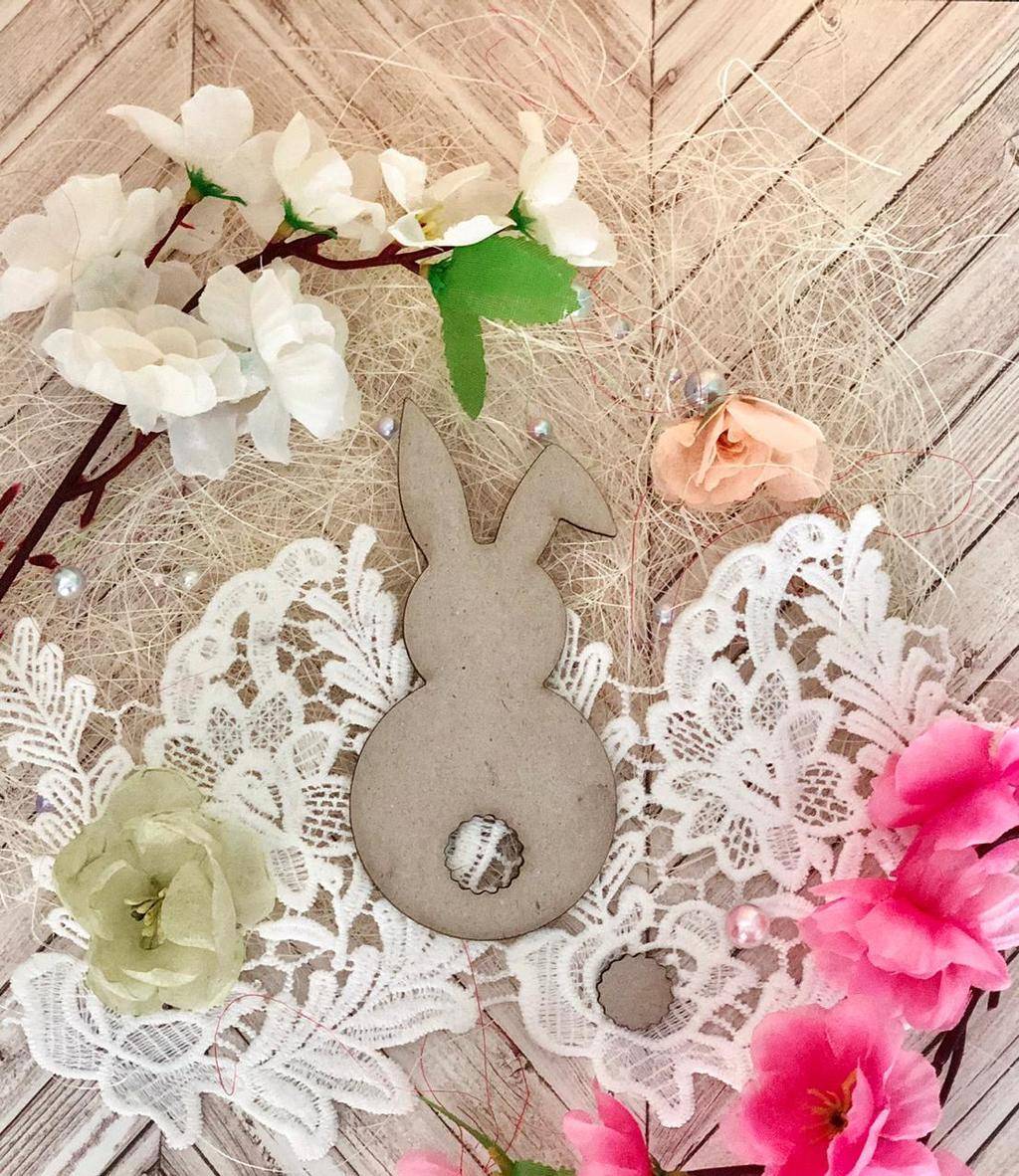 Заготовка для тиснения зайка 11*6