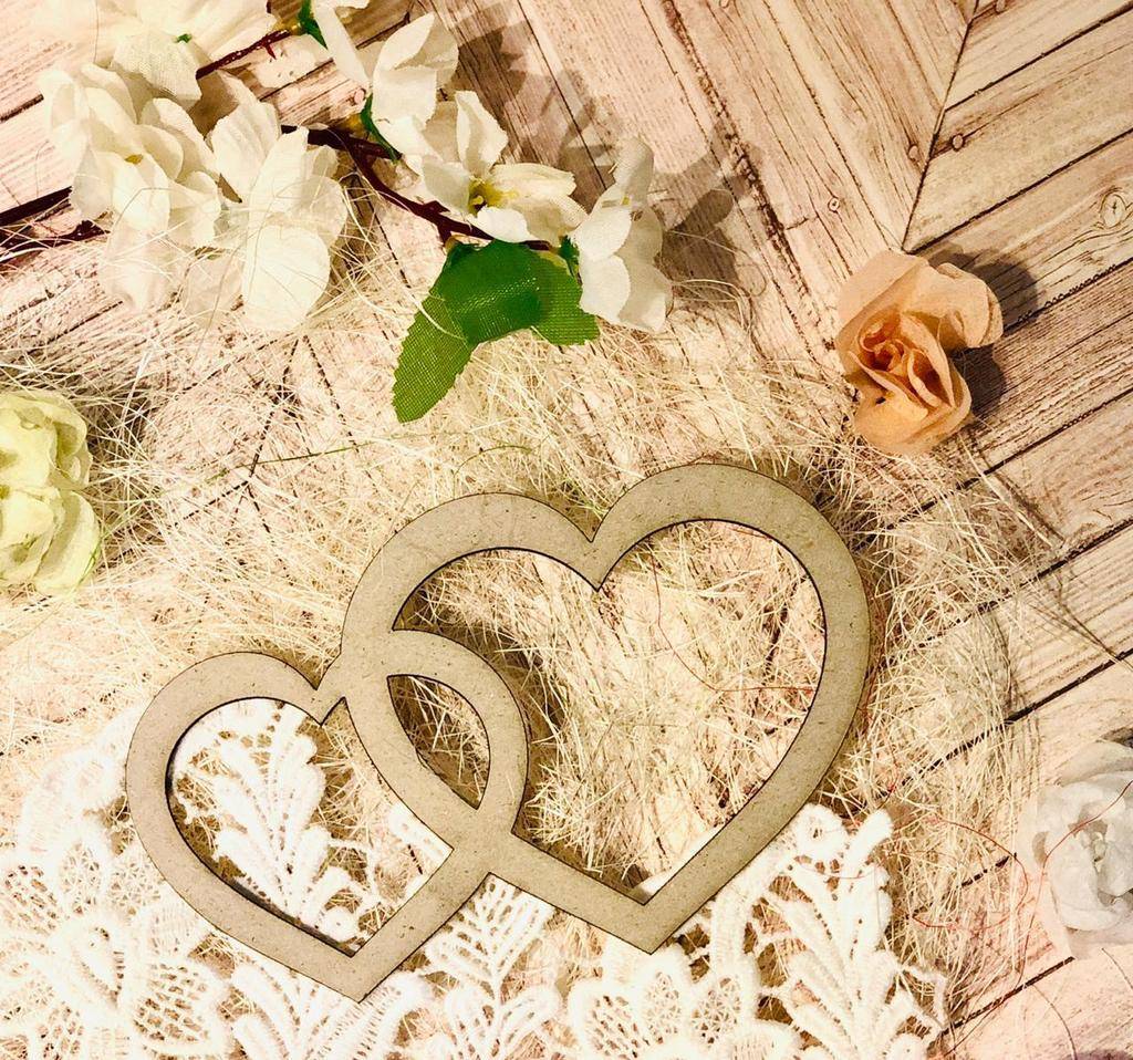 Заготовка для тиснения «сердца» 14*9