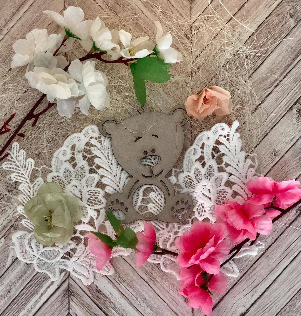 Заготовка для тиснения «мишка»