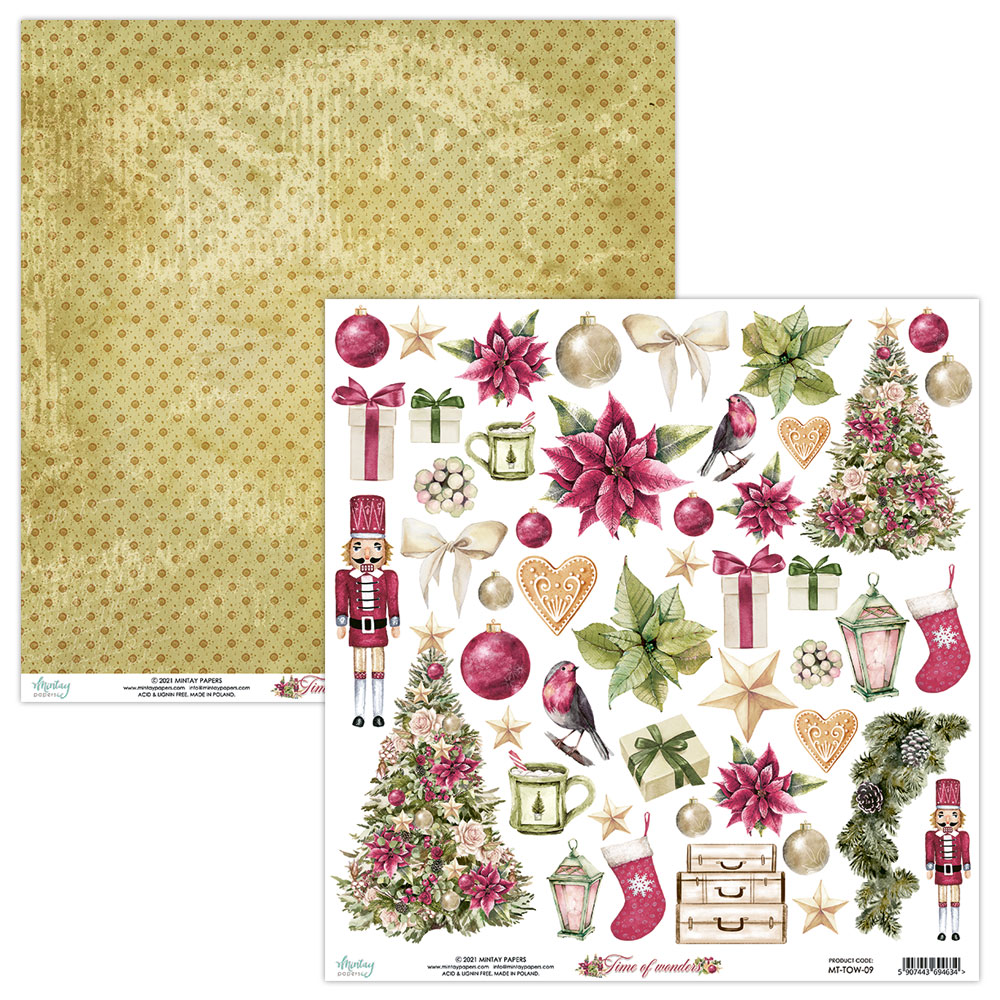 Лист для вырезания Mintay paper Time of wonders 09