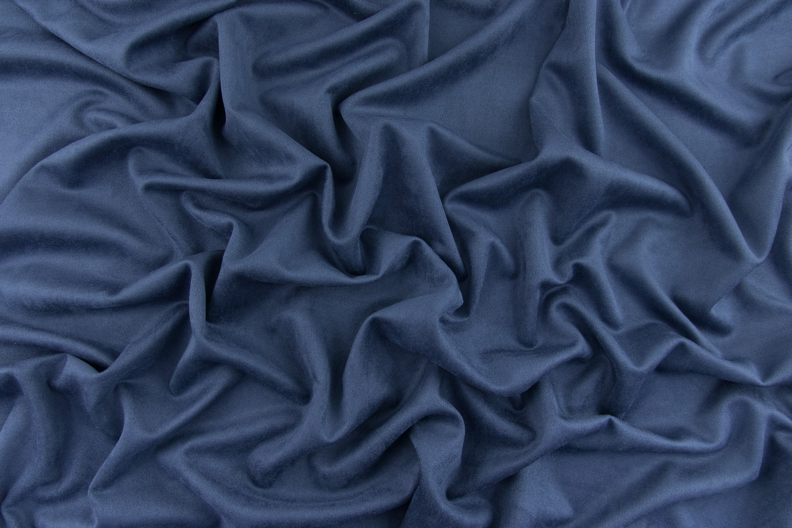 Замша двусторонняя пепельно – синий ( индиго) цвет 35*50