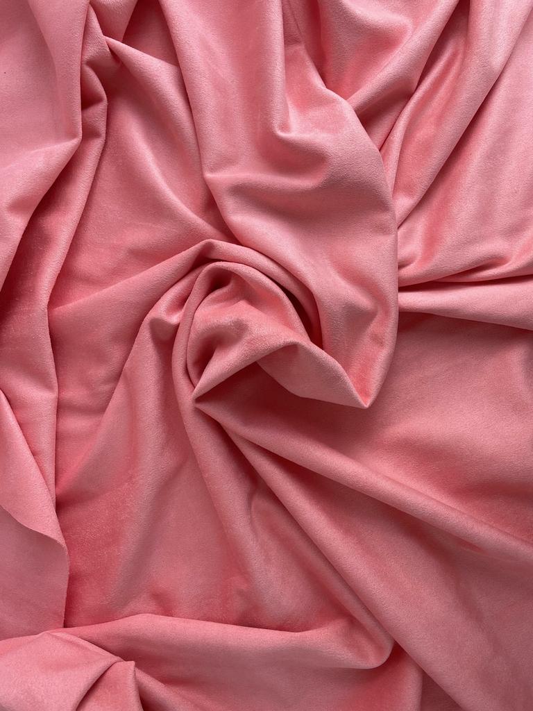 Замша двухсторонняя розовая (суфле клубника) 35*50