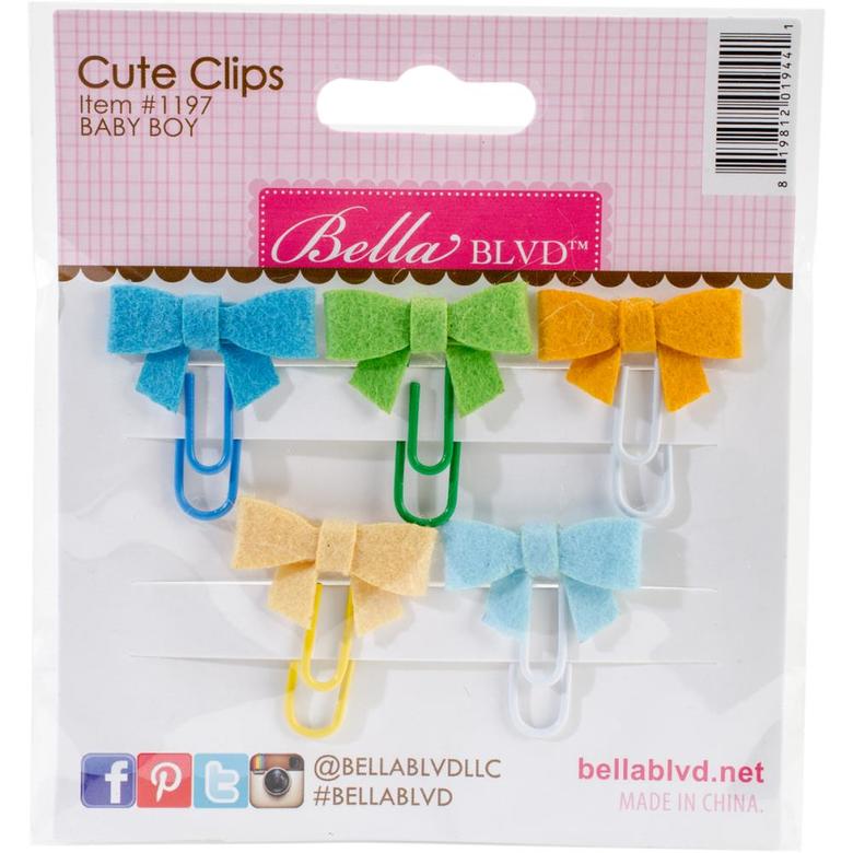 Набор декоративных скрепок Bella BLVD #1197