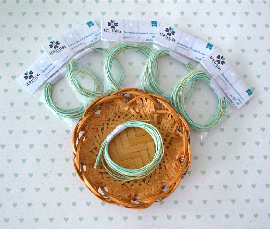 Набор декоративных вощеных шнуров ECO-LUXURY - Кролик Питер и друзья