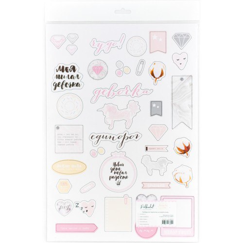 Картонный чипборд "Хлопковые сны №2" (5)