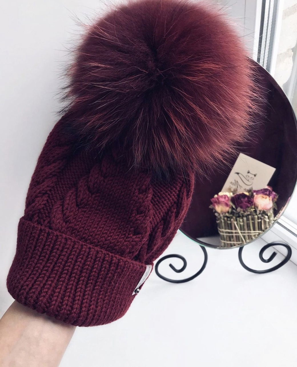 Шапка #leaf_hat + снуд