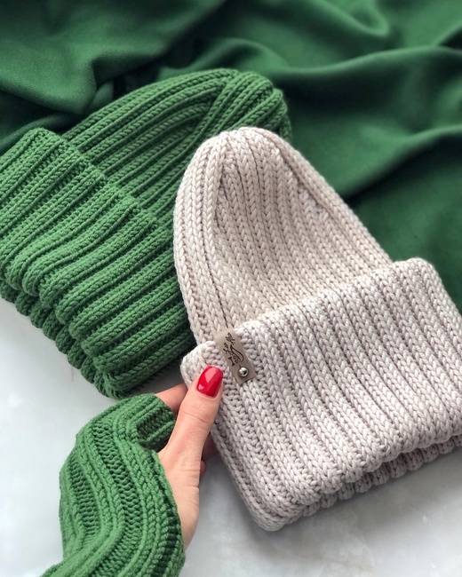 Шапка #mk_simple_set + митенки