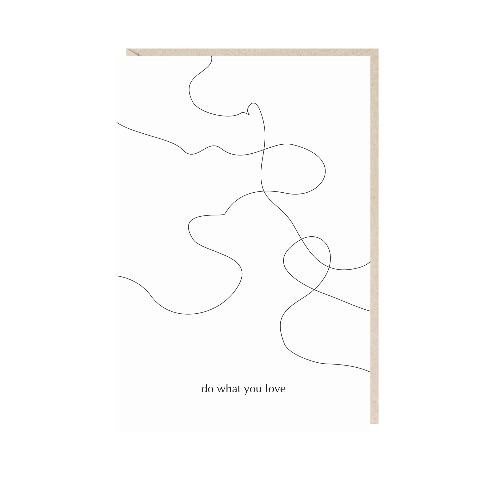 открытка "делай, что любишь"