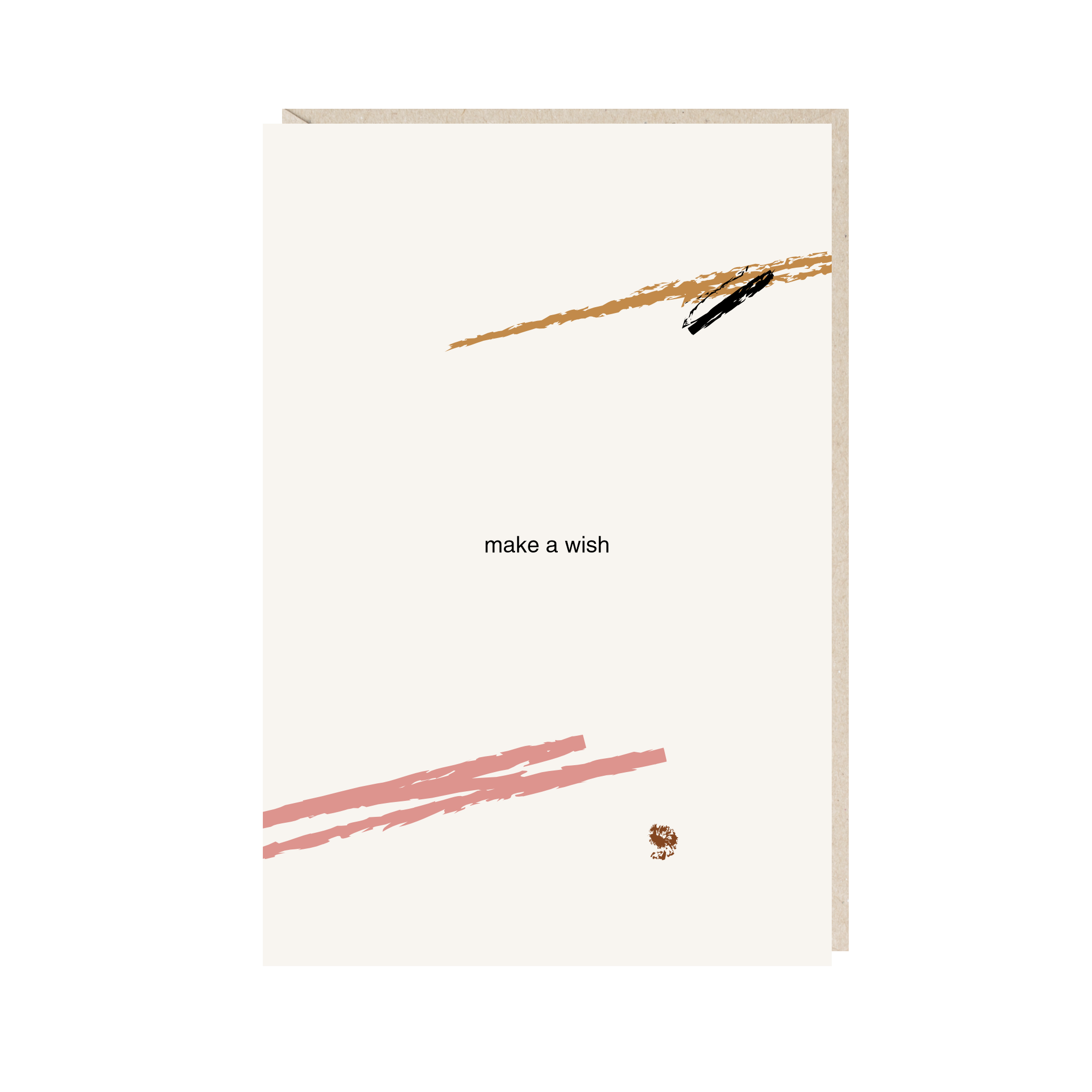 открытка "загадать желание"