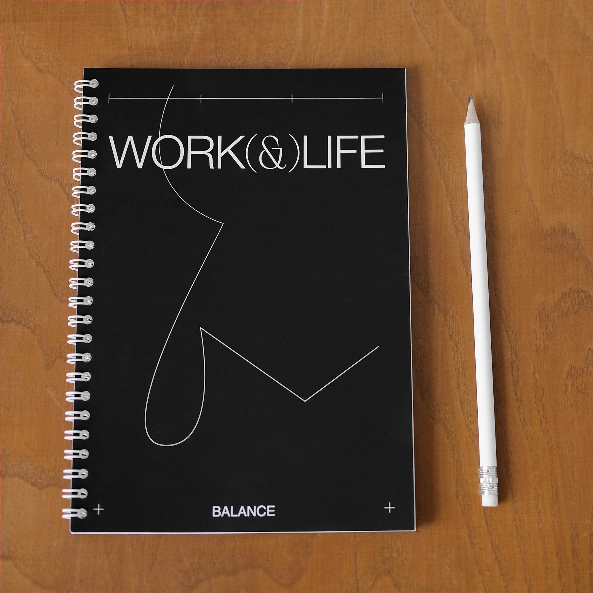 блокнот "баланс работы и жизни"