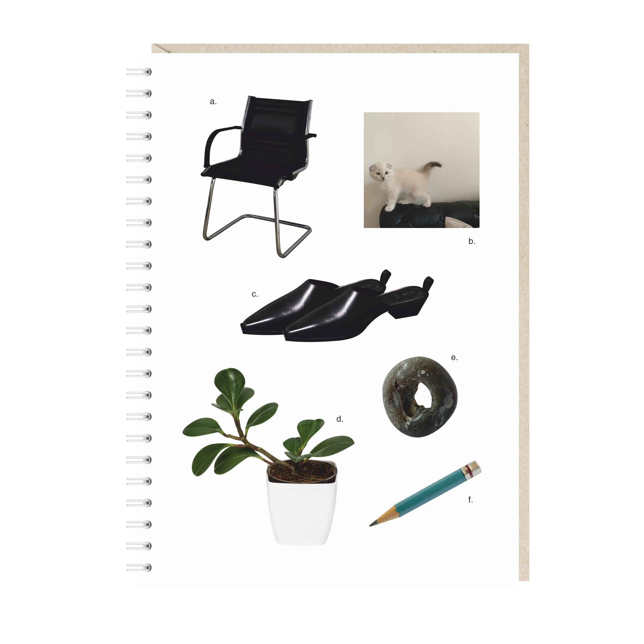 блокнот "стул"