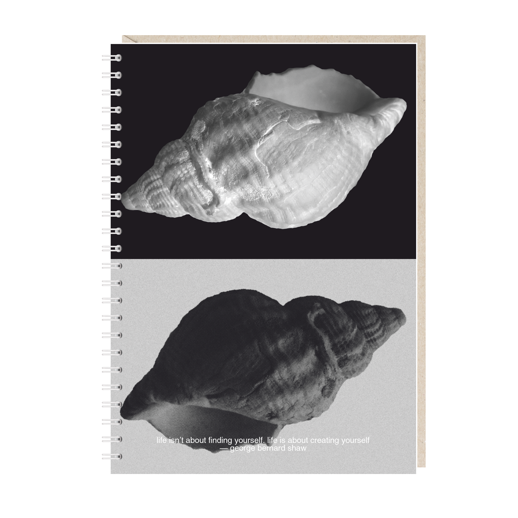 блокнот "жизнь предназначена не чтобы найти себя, жизнь дана для того, чтобы создать себя"