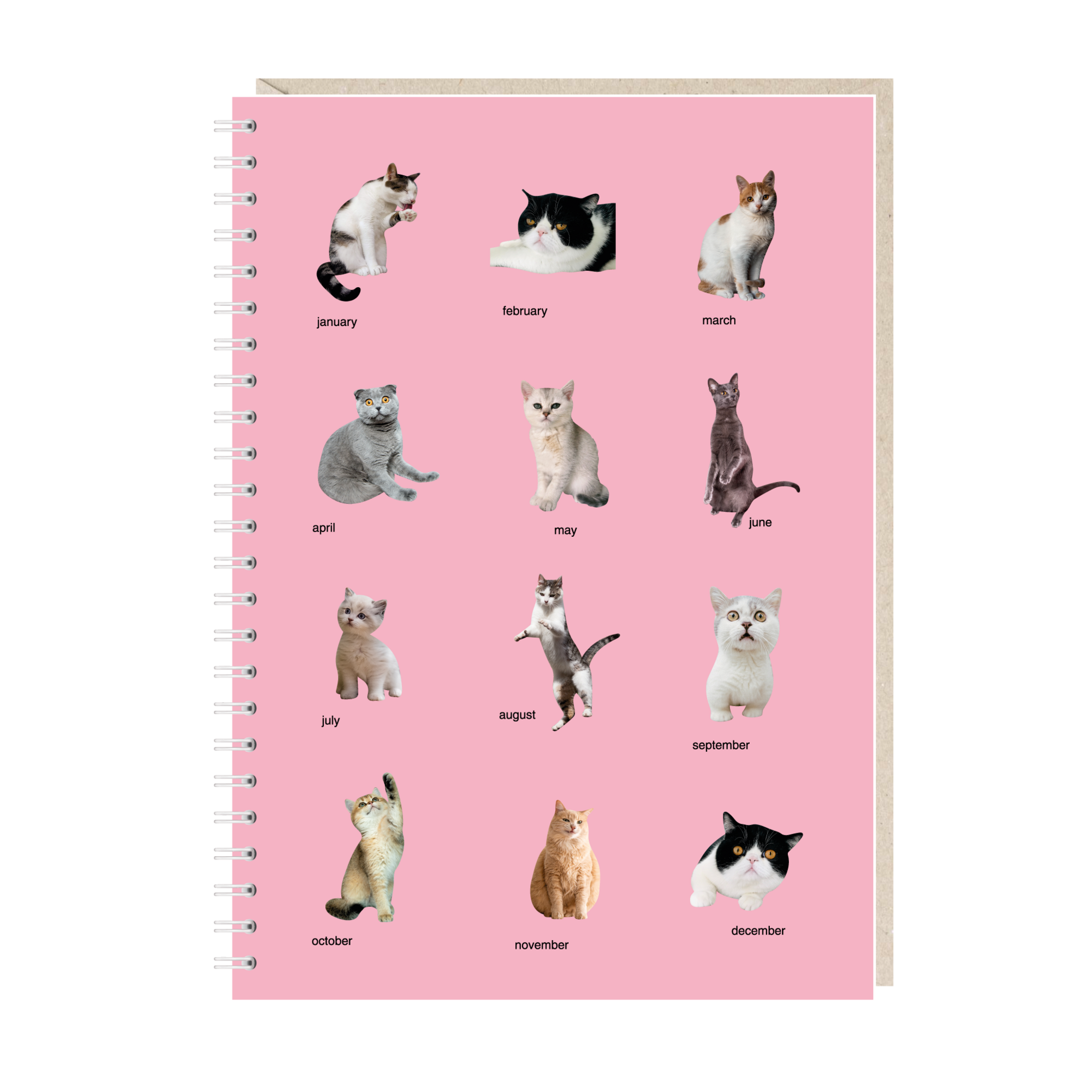 блокнот "календарь"