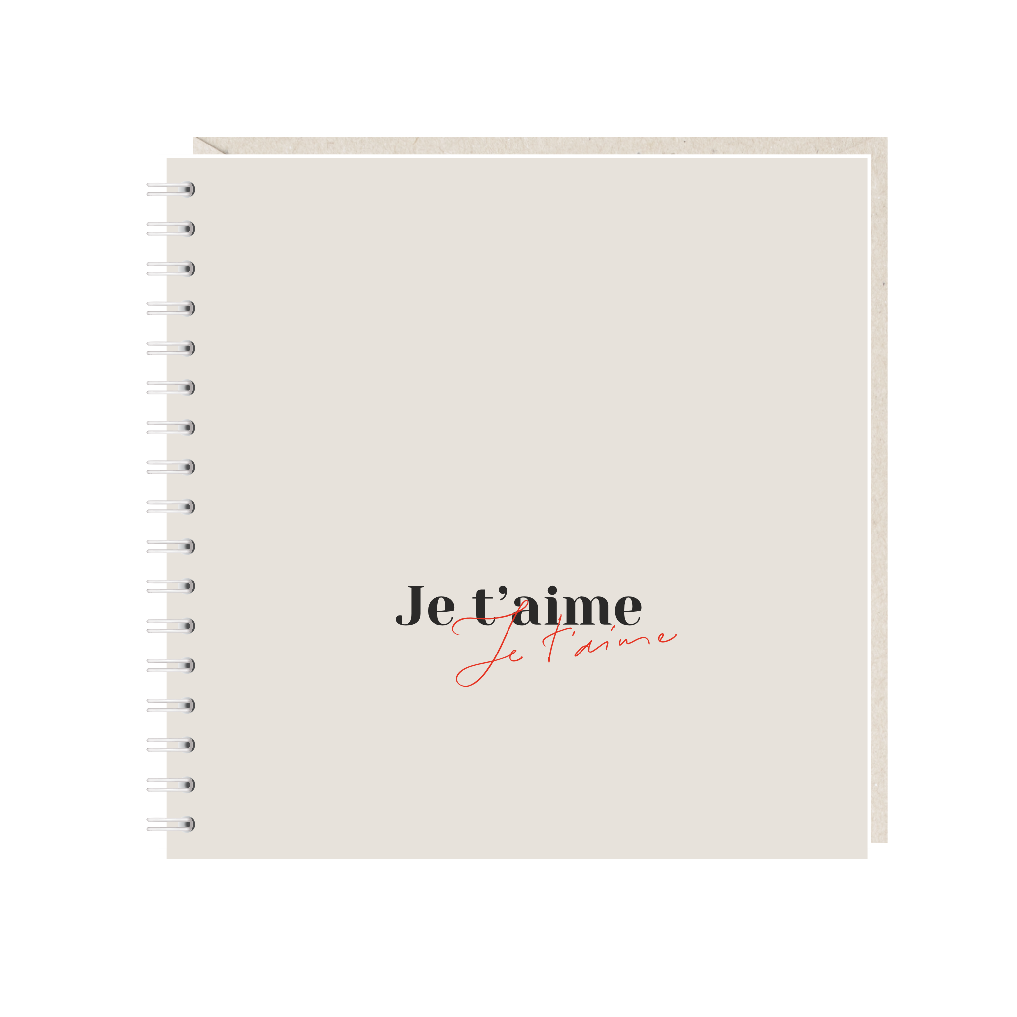 блокнот "je taime"