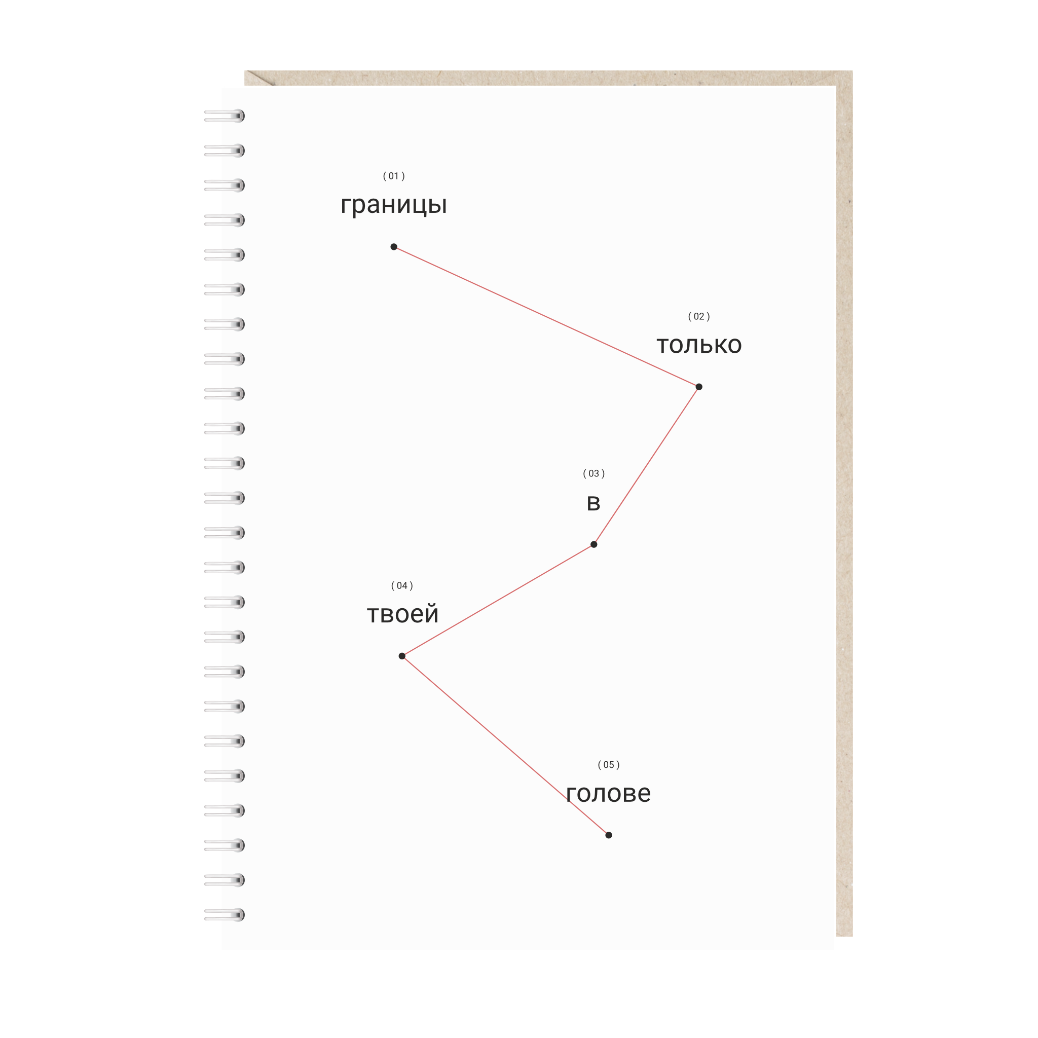 блокнот "границы только в твоей голове"