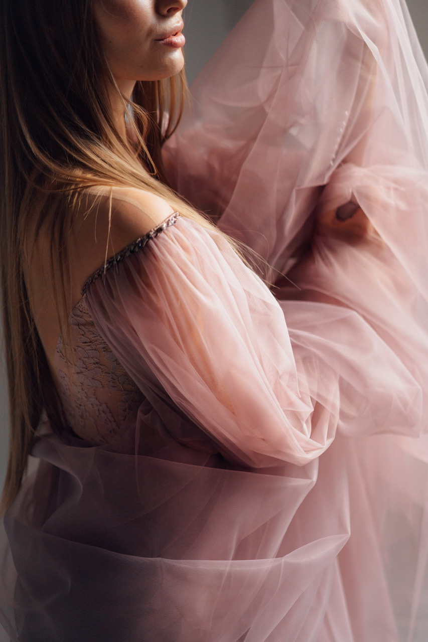 Вечернее платье LILI в сливовом