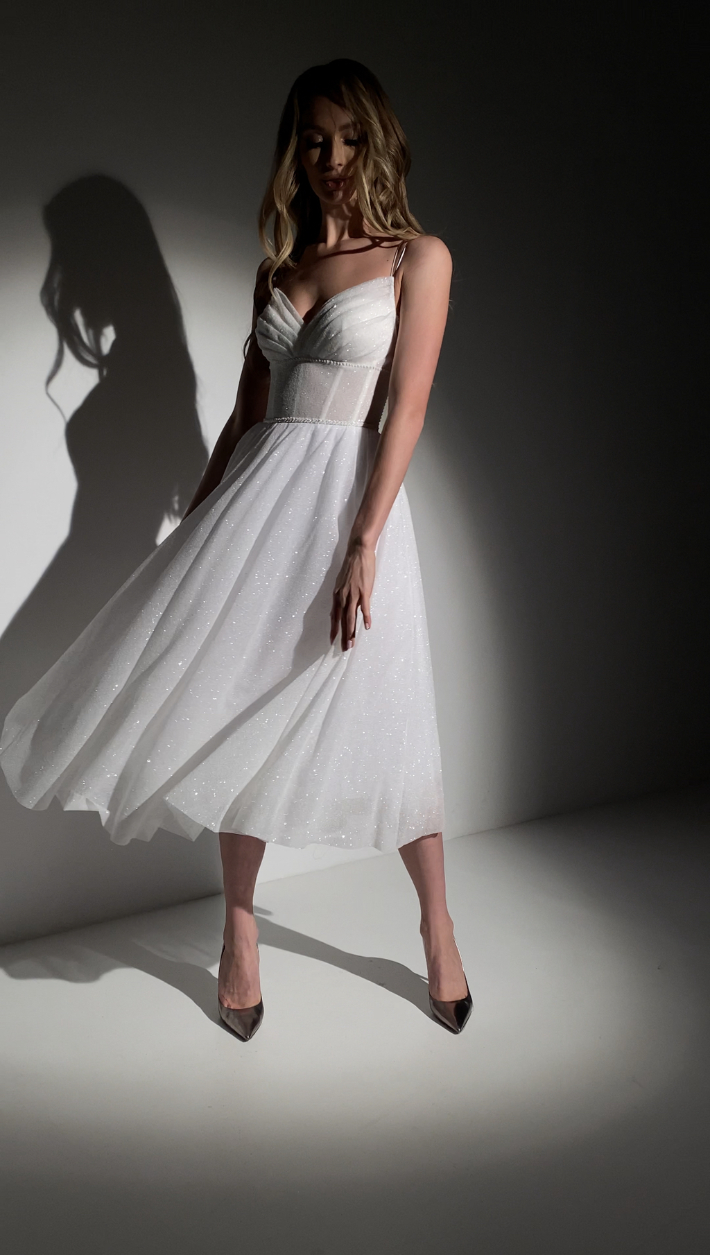 Свадебное платье RUD в  молоке глиттер  «ПАРЧА»