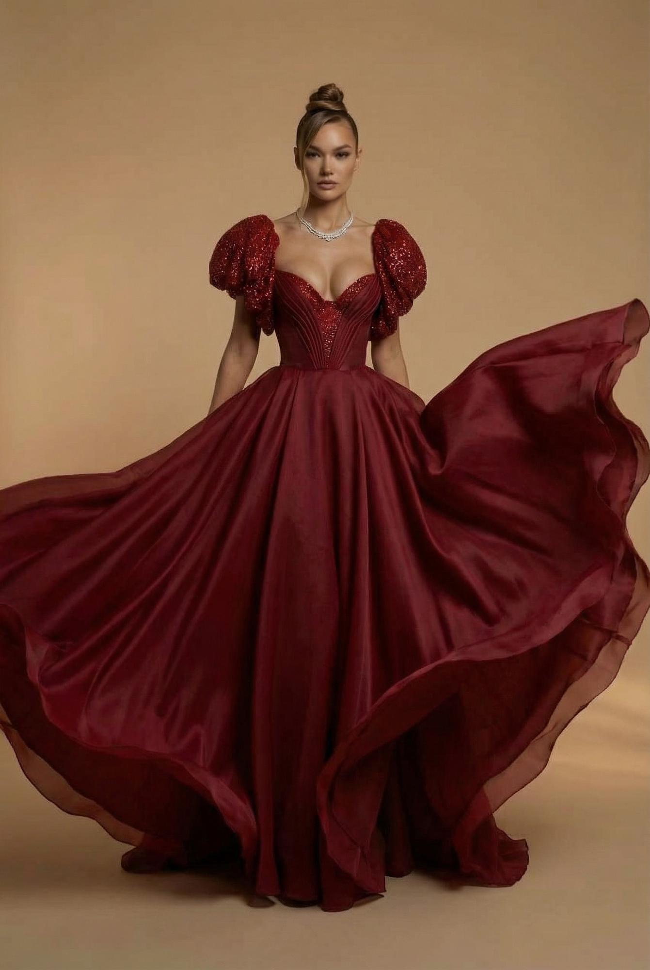 Вечернее платье ROXY  в винном