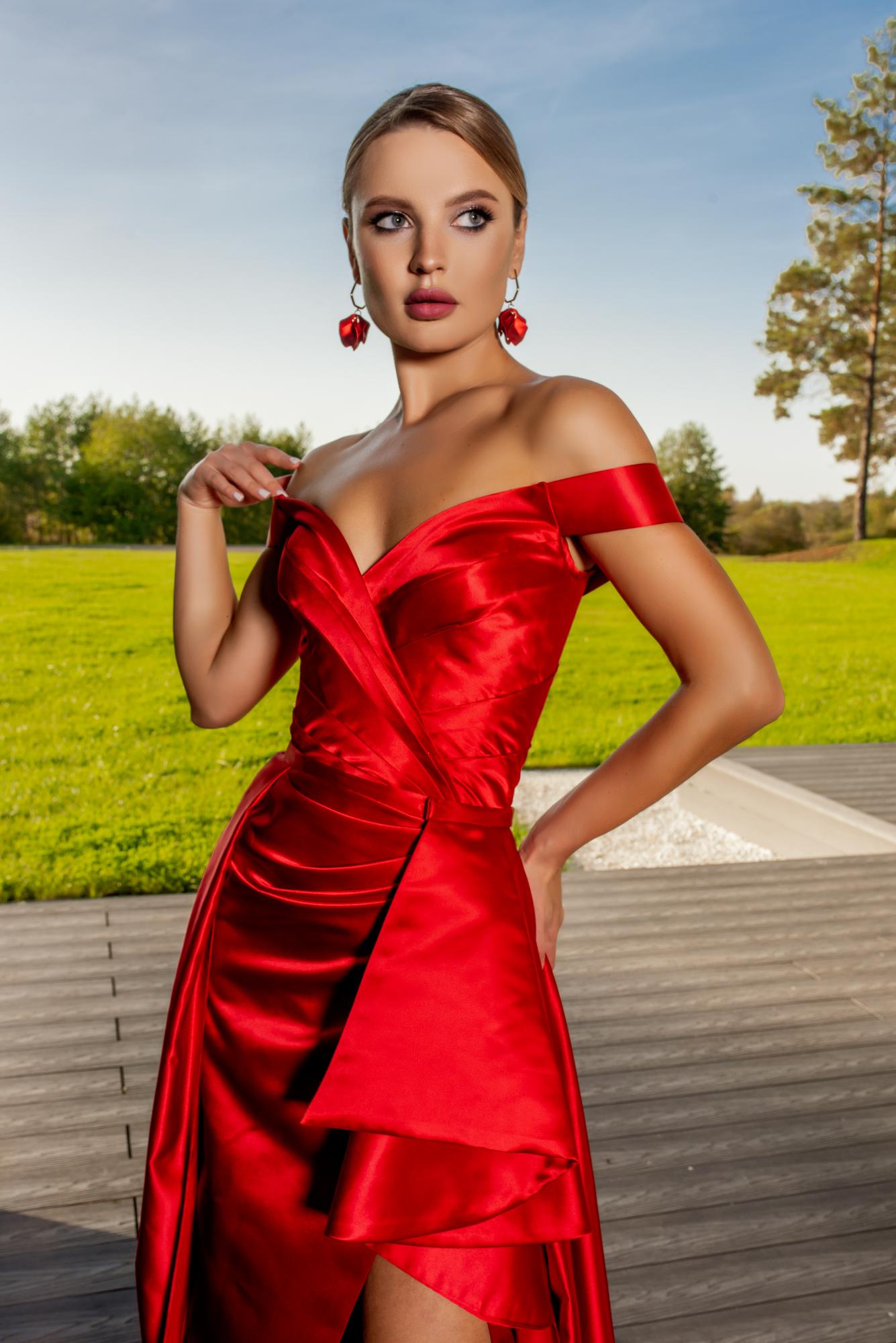 Вечернее платье DAKOTA длинное красный