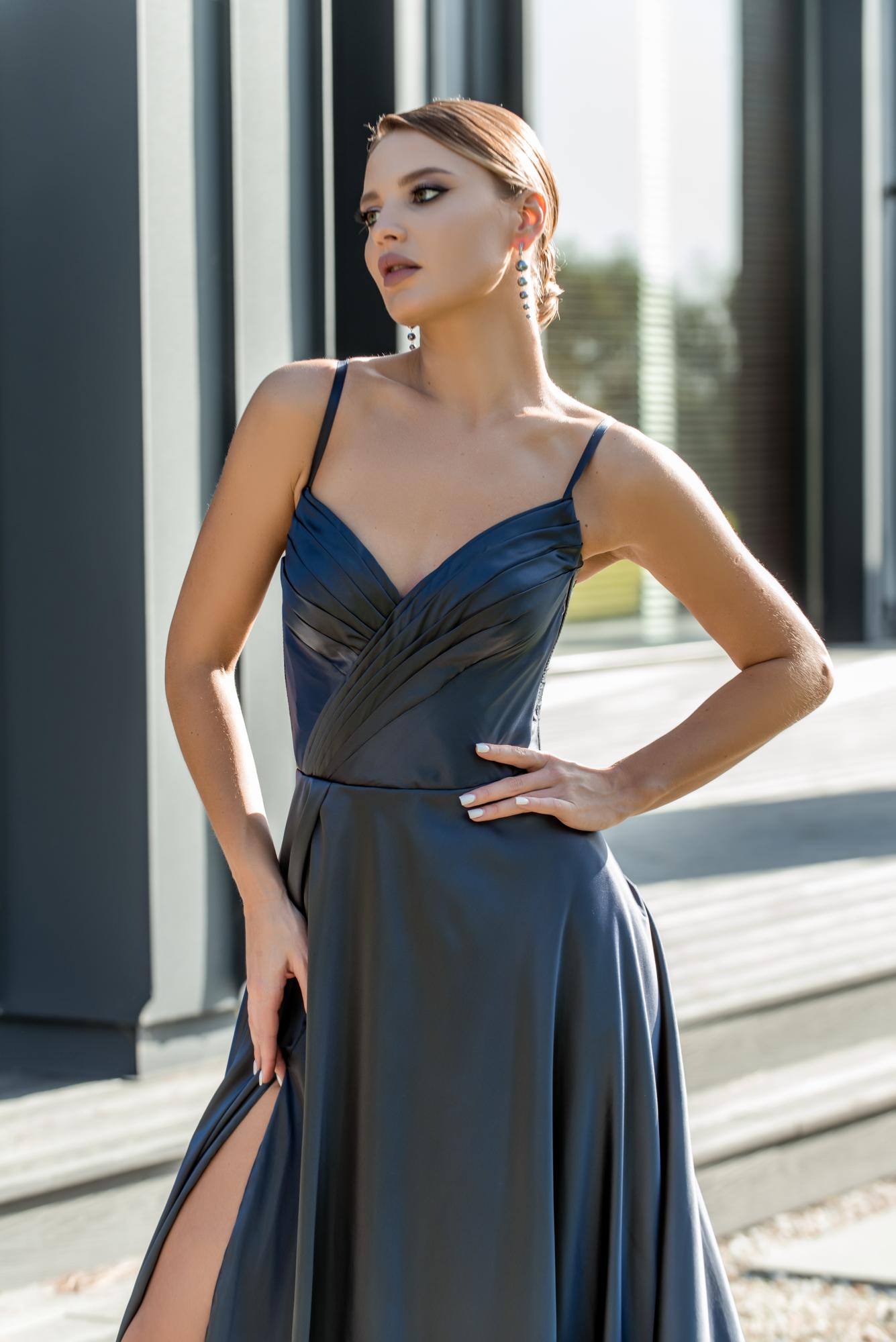 Вечернее платье GARDI  цвет грозовое небо